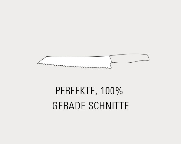 Perfekte 100 Prozent gerade Schnitte
