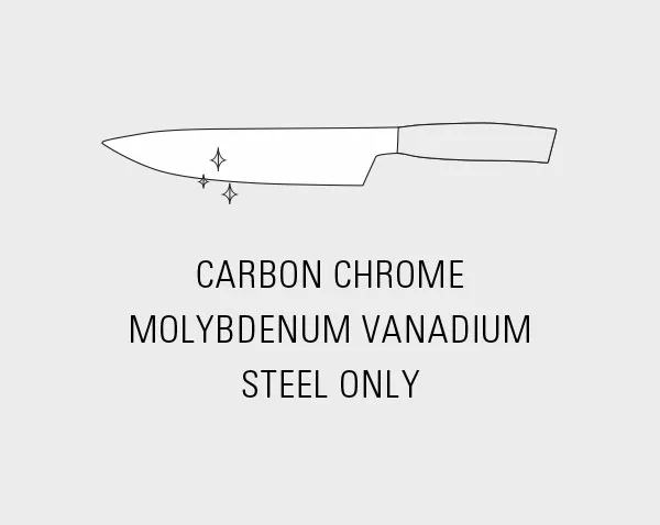 Germancut I carbon chrome steel only - Messer mit Carbon-Klinge