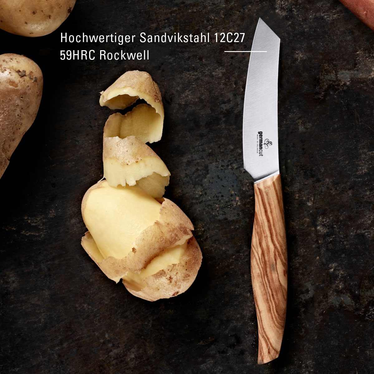 Igelbild Paringlover Schaelmesser Kartoffel